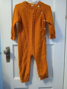Knit One-Piece Romper Suit Toddler Boys Girls Clothing